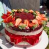 Naked Cake Red Velvet Low Carb - Sem glúten, lactose e açúcar. 2 | Cestas de Presentes no Espirito Santo red | Cestas de Presentes no Espirito Santo